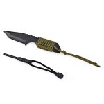 Sharp Blade Survivor Camping Tanto Knife with Fire Starter - Image 3