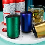 Stainless Steel Press Beer Opener Multi-Function Starter Bar Home Creative No Trace - Image 2