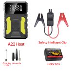 Car Jump Starter With Air Compressor Portable 12V Jump Starter Power Bank Battery Pack Lithium Battery Booster - Image 7