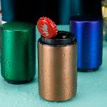 Stainless Steel Press Beer Opener Multi-Function Starter Bar Home Creative No Trace