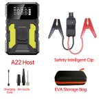 Car Jump Starter With Air Compressor Portable 12V Jump Starter Power Bank Battery Pack Lithium Battery Booster - Image 12